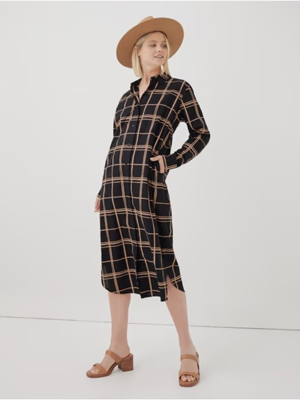 Pact organic sunset dress NWOT